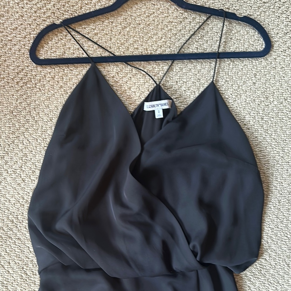 Elizabeth and James Black Maxi Dress